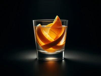 Orange peel for garnish